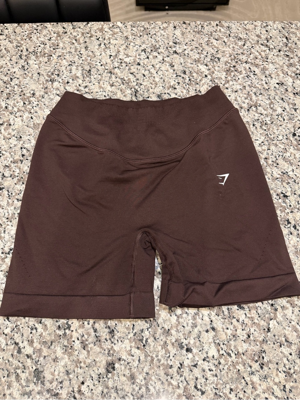 Gymshark Women’s Chocolate Brown High-Waist Biker Shorts
